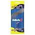 Gillette2 Blue3 pohotová holítka 6 kusů pro muže