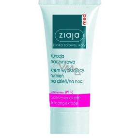 Ziaja Med Capillary Care SPF 10 výživný zklidňující krém pro citlivou pleť se sklonem ke zčervenání 50 ml