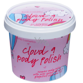 Bomb Cosmetics Mrak 9 - Cloud 9 Přírodní tělový sprchový peeling 365 ml