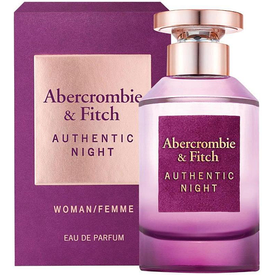 Abercrombie & Fitch Authentic Night Woman parfémovaná voda pro ženy 100 ml