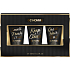 Grace Cole GC Homme żel oczyszczający do twarzy 100 ml + szampon 100 ml + żel myjący 100 ml, zestaw kosmetyczny dla mężczyzn