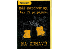 Nekupto Życzenia urodzinowe Piwo 115 x 170 mm
