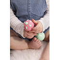 First Steps Fun Rattle Chrastítko činka růžovo-zelená 15 cm 1 kus