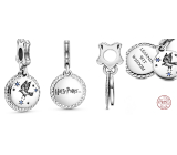 Zawieszka ze srebra 925 Harry Potter - Ravenclaw + cyrkonią, 2w1 charms do bransoletki
