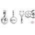 Zawieszka ze srebra 925 Harry Potter - Ravenclaw + cyrkonią, 2w1 charms do bransoletki