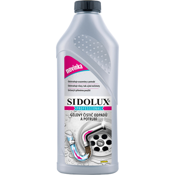 Sidolux Professional żel do czyszczenia odpływów i rur 1000 ml