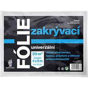BALTOOL uniwersalna folia ochronna, 12 µ, 20 m², 4 × 5 m