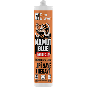 Den Braven Mamut Glue Disper Fix uniwersalne klej do klejenia materiałów porowatych i nieporowatych, 280 ml