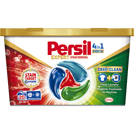 Persil kapsułki do prania Discs 4w1 Deep Clean Expert Stain Removal 20 prań