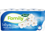 Tento White Cotton Whiteness 2-warstwowy papier toaletowy, 8 rolek, 18 m role