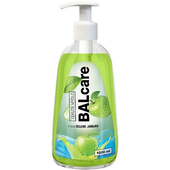 Balcare Zielone jabłko płynne mydło z dozownikiem 1 l
