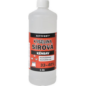 Kittfort Kyselina sírová akumulátorová 33-40% 1 l