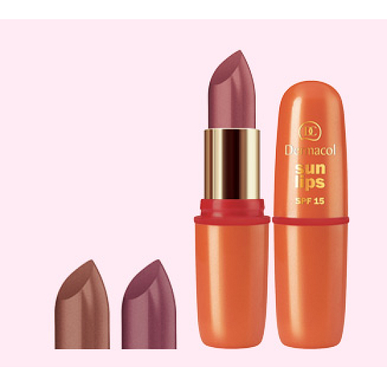 Dermacol Sun Lips SPF15 Sun shine rtěnka 01
