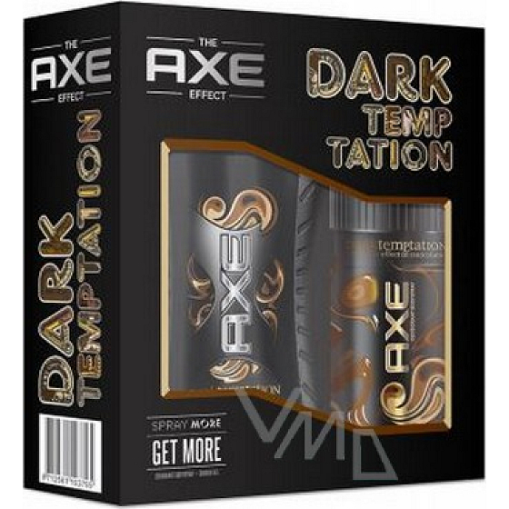 Axe Dark Temptation deodorant sprej 150 ml + sprchový gel 250 ml, kosmetická sada