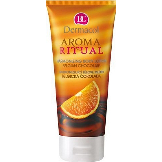 Dermacol Aroma Ritual Belgická čokoláda Harmonizující tělové mléko 200 ml