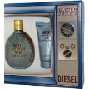 Diesel Fuel for Life Denim Collection Homme toaletní voda 50 ml + sprchový gel 200 ml, kosmetiská sada Diesel Fuel for Life Denim Collection Homme toaletní voda 50 ml + sprchový gel 200 ml, kosmetiská sada