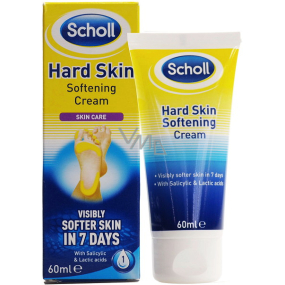 Scholl Hard Skin noční krém na změkčení ztvrdlé kůže 60 ml