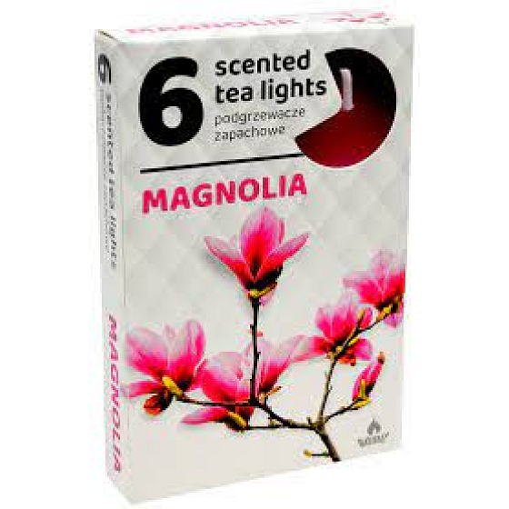 Tea Lights Magnolia zapachowe świeczki 6 sztuk