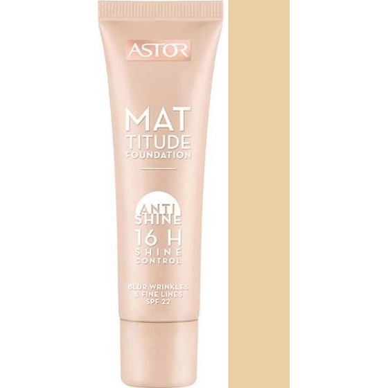 Astor Mattitude Foundation Anti Shine 16h Shine Control make-up 200 Nude 30 ml