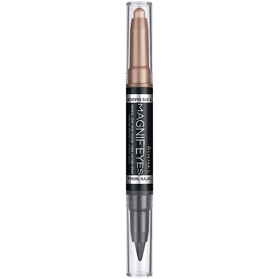 Rimmel London Magnif Eyes 2v1 oční stíny a kajalová tužka 008 On Taupe Of The World 1,6 g
