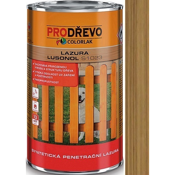 Colorlak Lazura Lusonol S1023 synteticná penetrační lazura Dub 2,5 l