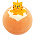Bomb Cosmetics Pozor šelma - Meow for Now Šumivý balistik do koupele 160 g