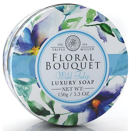 Somerset Toiletry Tulipány toaletní mýdlo v plechu 150 g