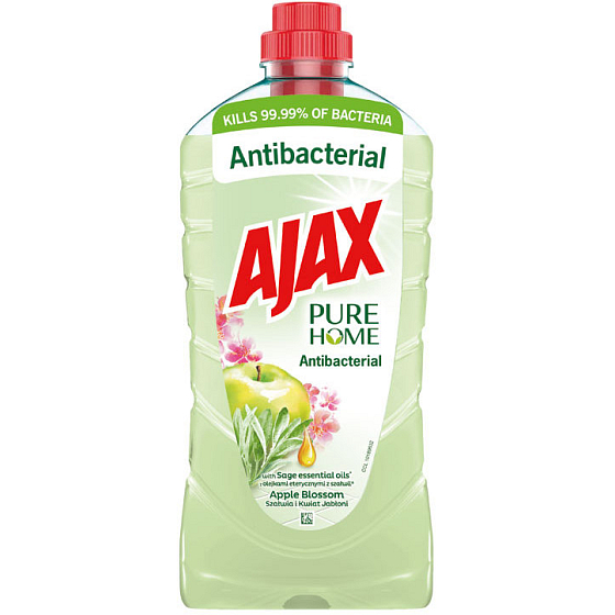 Ajax Pure Home Apple Blossom Antibakteriální univerzální čisticí prostředek 1 l