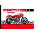 Ditipo Relaxační omalovánky v pevné vazbě Motorky 200 x 126 mm 20 stran