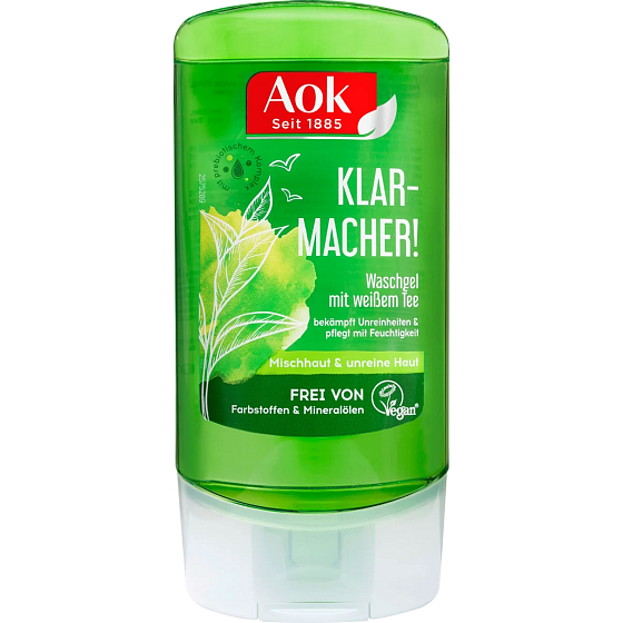Aok Clear-Maker! čisticí gel s bílým čajem pro smíšenou a problematickou pleť 150 ml