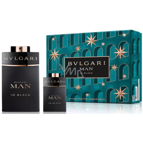 Bvlgari Man In Black parfémovaná voda 100 ml + parfémovaná voda 15 ml, dárková sada pro muže Bvlgari Man In Black parfémovaná voda 100 ml + parfémovaná voda 15 ml, dárková sada pro muže