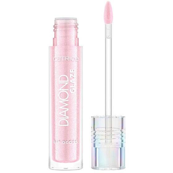 Catrice Diamond Glaze lesk na rty 020 Poppin' Glitters, 3 ml. Třpytivý lesk na rty, který dodává intenzivní lesk a jemně zvýrazňuje rty třpytkami.