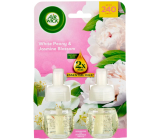 Air Wick White Peony & Jasmine Blossom - Pivoňka a jasmínový květ DUO elektrický osvěžovač náhradní náplň 2 x 19 ml