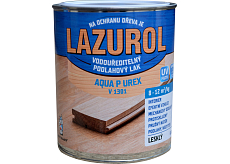 Lazurol Aqua P UREX V1301 lesk odolný lak na dřevo bezbarvý, 600 g