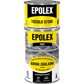EPOLEX S2300 farba podkładowa na metal, szary mat + Epolex S7300 utwardzacz, zestaw 1,18 kg