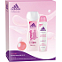 Adidas Cool & Care 48h Control antiperspirant deodorant sprej 150 ml + Smooth sprchový gel 250 ml pro ženy kosmetická sada