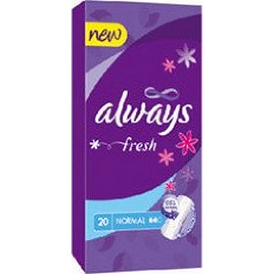 Always Fresh Normal intimní vložky 20 kusů