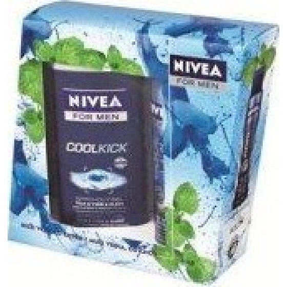Nivea Men Kazcool sprchový gel 250 ml + antiperspirant sprej 150 ml kosmetická sada