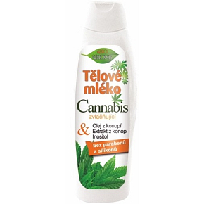 Bione Cosmetics Cannabis mleko do ciała 500 ml