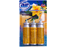 Air Menline Seychelles Vanilla Happy Odświeżacz zapachowy napełniacz 3 x 15 ml spray