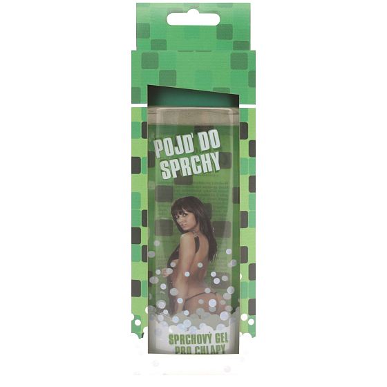 Bohemia Gifts Pojď do sprchy Zielona Herbata deodorační sprchový gel pro muže s originální 3D etiketou 300 ml