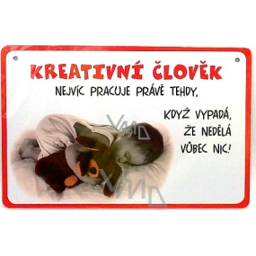 Nekupto Humor po Česku humorná cedulka 15 x 10 cm 1 kus Nekupto Humor po Česku humorná cedulka 15 x 10 cm 1 kus