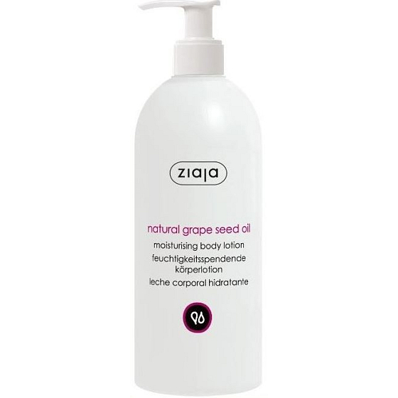 Ziaja Natural Grape Seed Oil tělové mléko pro citlivou pokožku 400 ml
