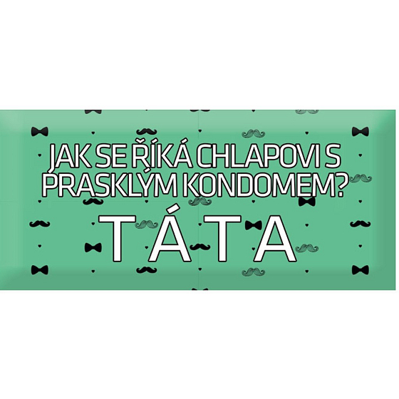 Bohemia Gifts Love Condoms dárkový kondom Táta 1 kus
