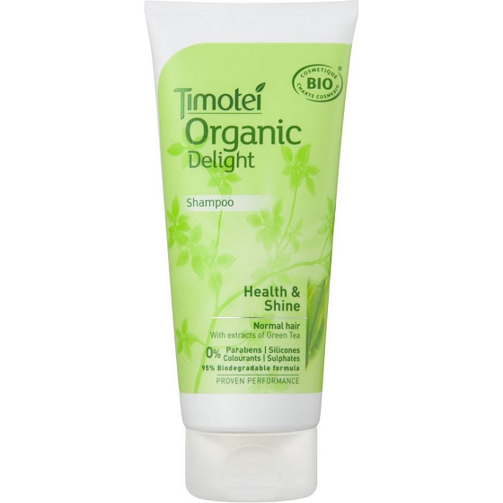 Timotei Organic Delight Health & Shine šampon pro normální vlasy 180 ml