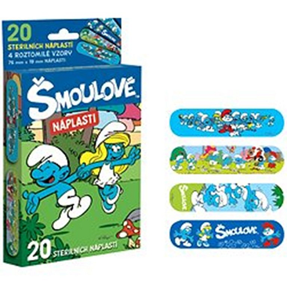 Szmoulowe plastry sterylne dla dzieci 20 sztuk