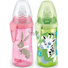 Nuk First Choice Active Cup silikonové pítko 12+ měsíců láhev plastová 300 ml Nuk First Choice Active Cup silikonové pítko 12+ měsíců láhev plastová 300 ml