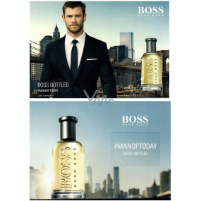 Hugo Boss Bottled vzorek vůně na kartičce