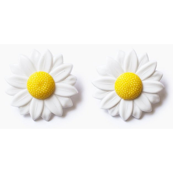 Plastic Nova Stokrotki gumka do włosów pakowanie 2 sztuki