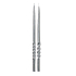 Arome Svíčka květinová kroucená kónická stříbrná 13 x 300 mm 2 kusy